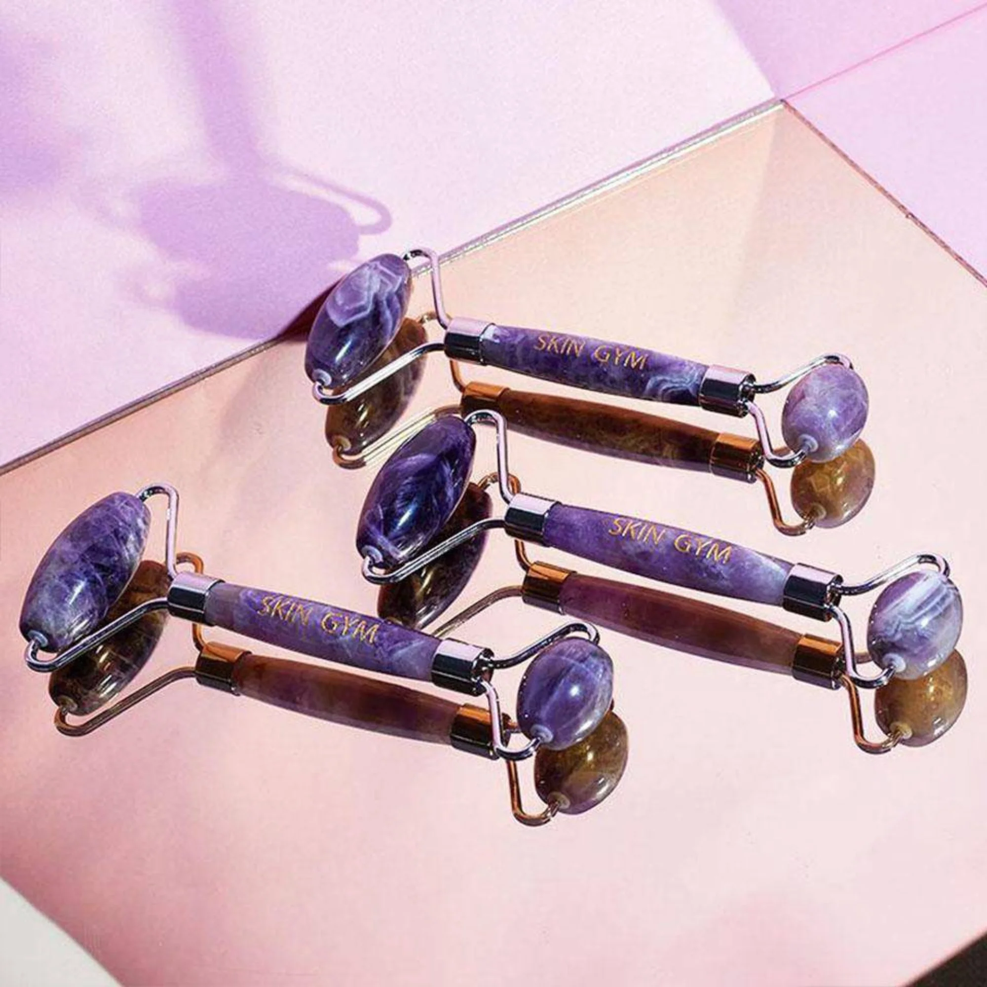 Amethyst Crystal Facial Roller - Image 3
