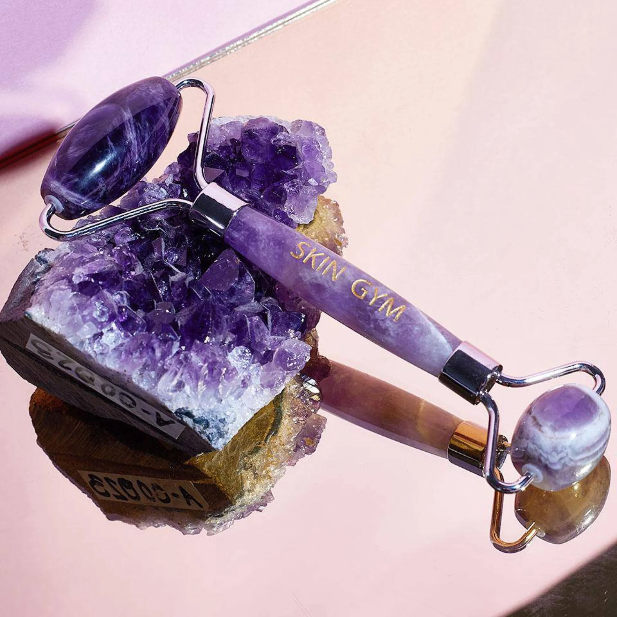 Amethyst Crystal Facial Roller - Image 4