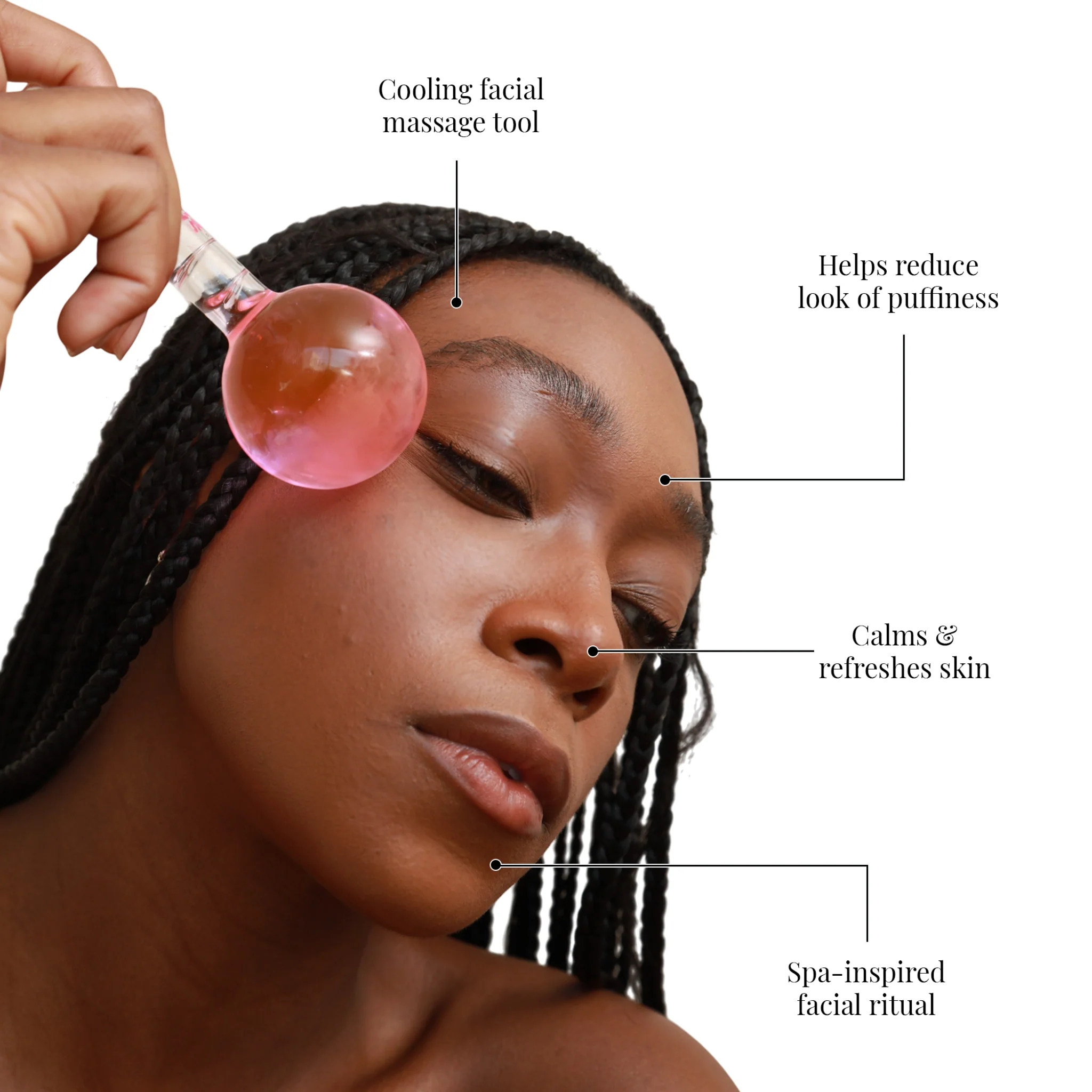 Cryocicles Pink Facial Ice Globes - Image 5