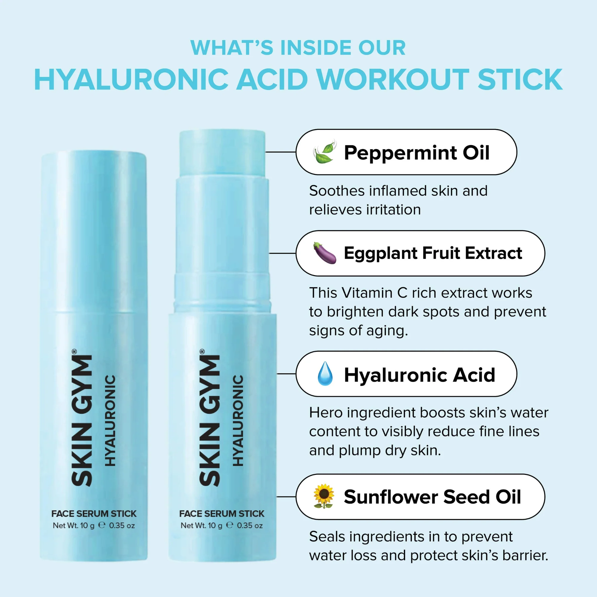 Hyaluronic Acid Face Serum Stick - Image 4