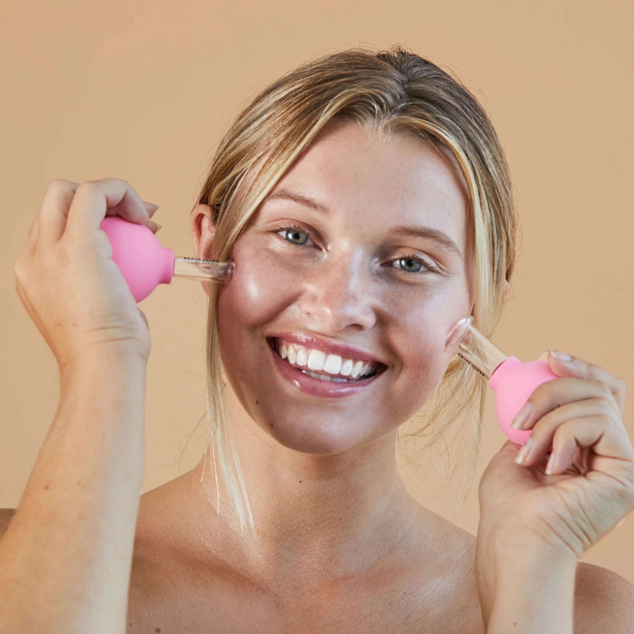 Pink Facial Cupping Set - Image 3