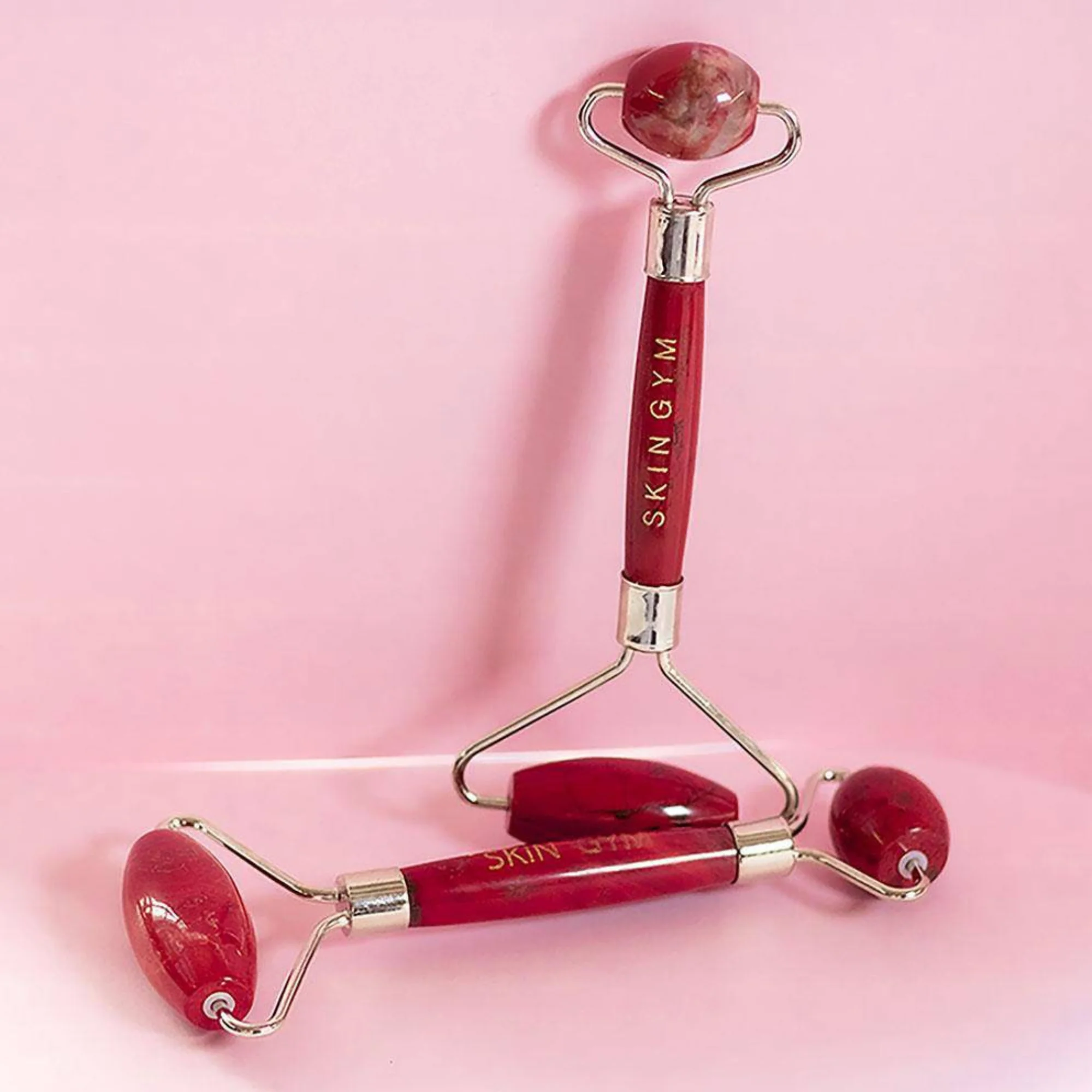 Red Jasper Facial Roller - Image 3