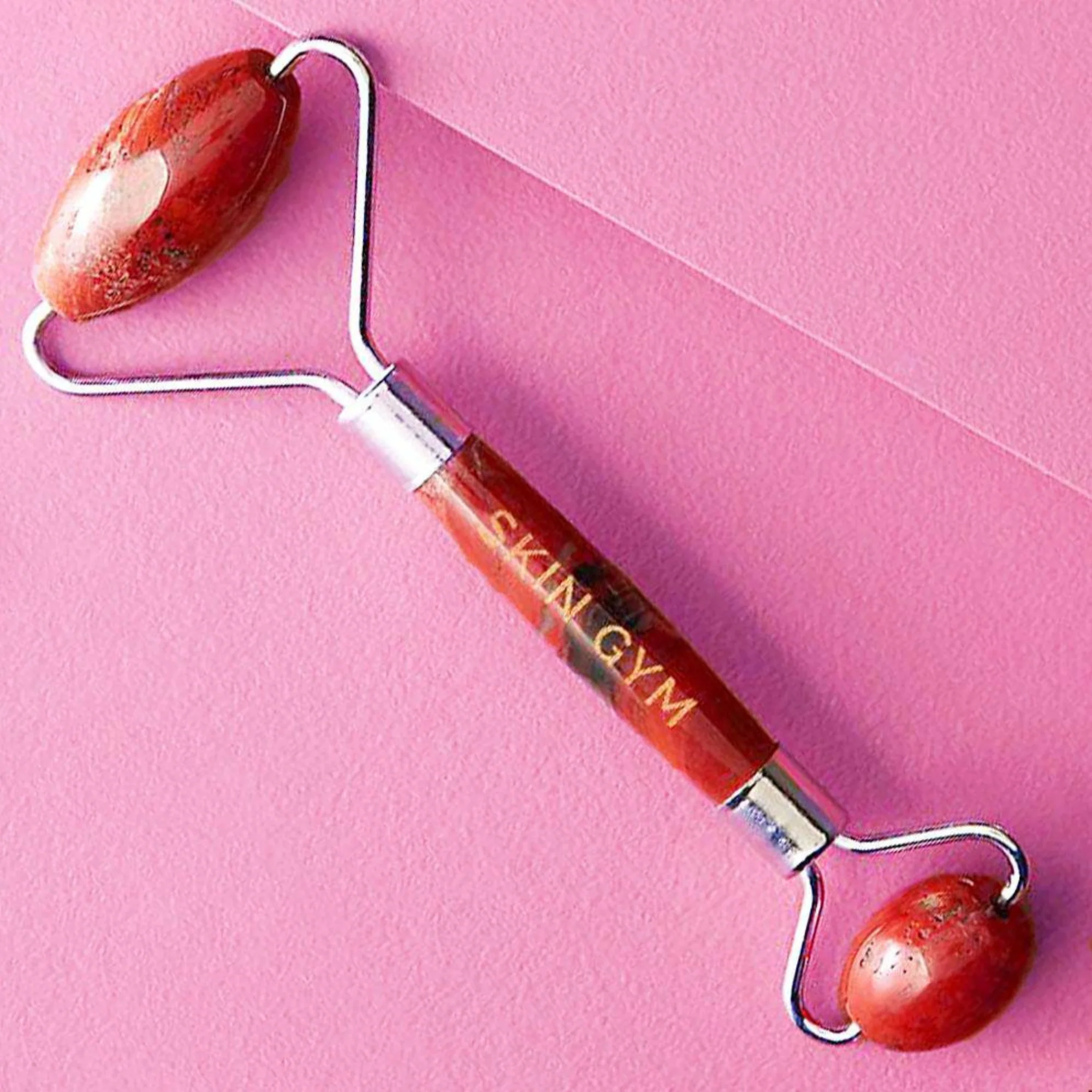 Red Jasper Facial Roller - Image 4