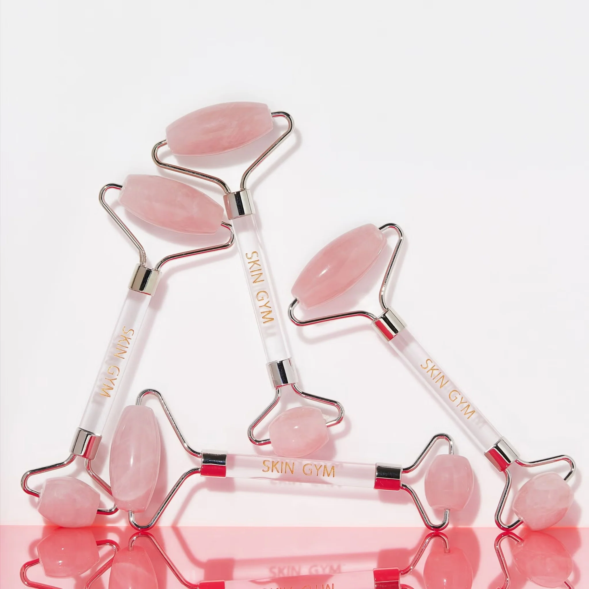 Rose Quartz Crystal Facial Roller - Image 5