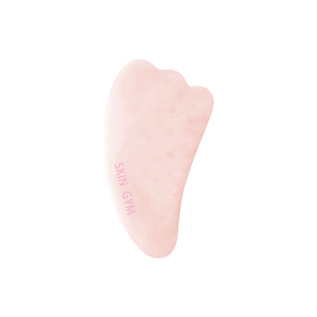 Rose Quartz Gua Sha Crystal Sculpty Tool