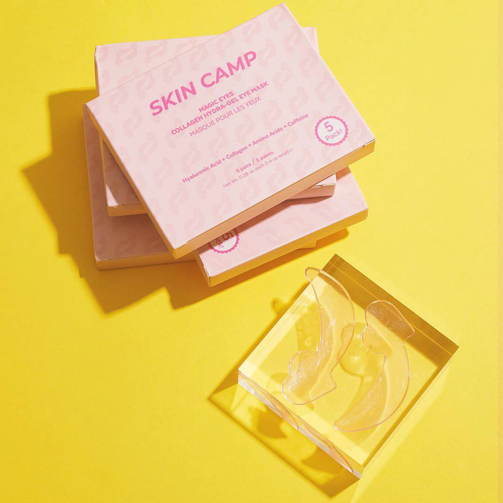 Skin Camp Hydra-Gel Rosy Hearts Eye Mask (5 Pack) - Image 3